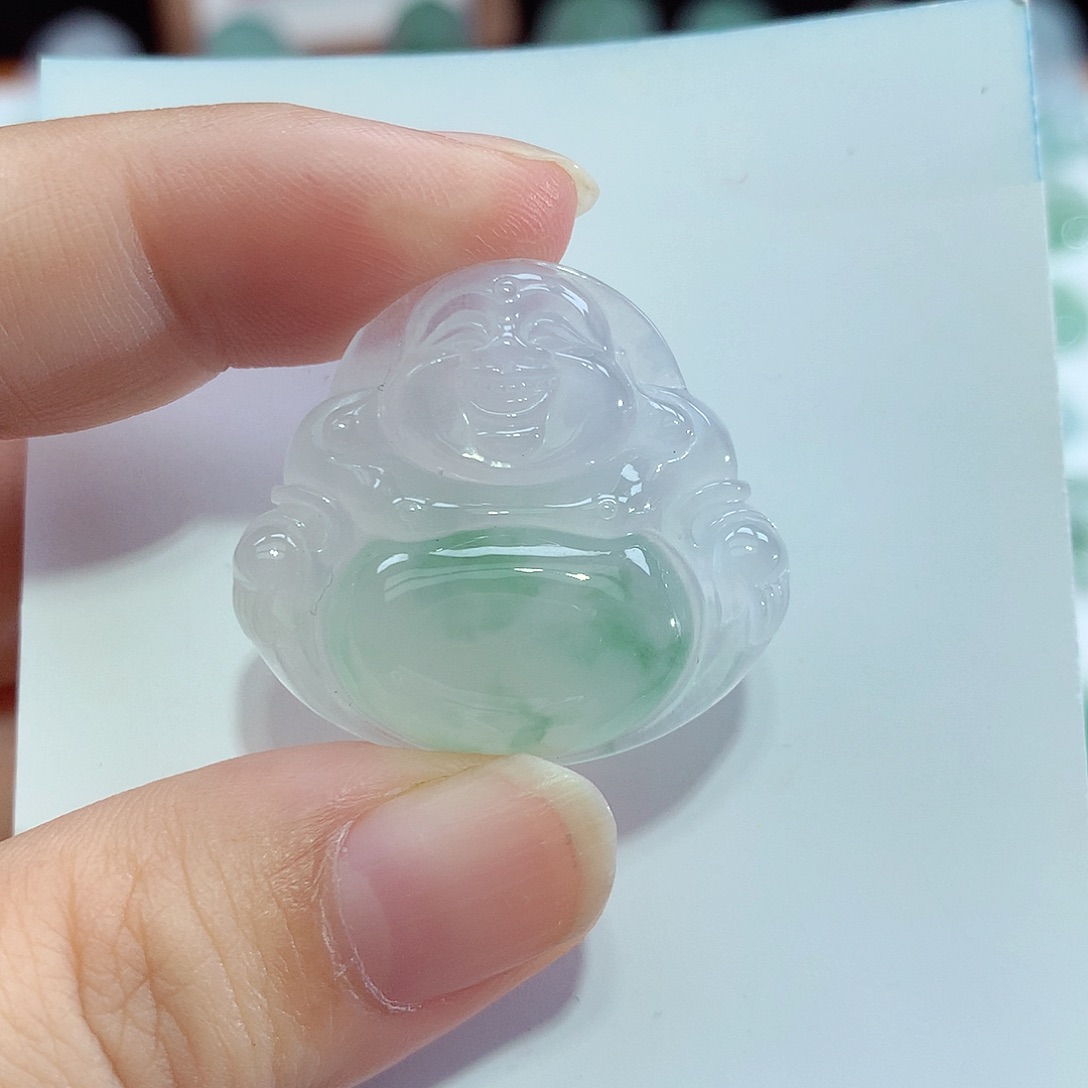 颈饰未镶嵌翡翠佛