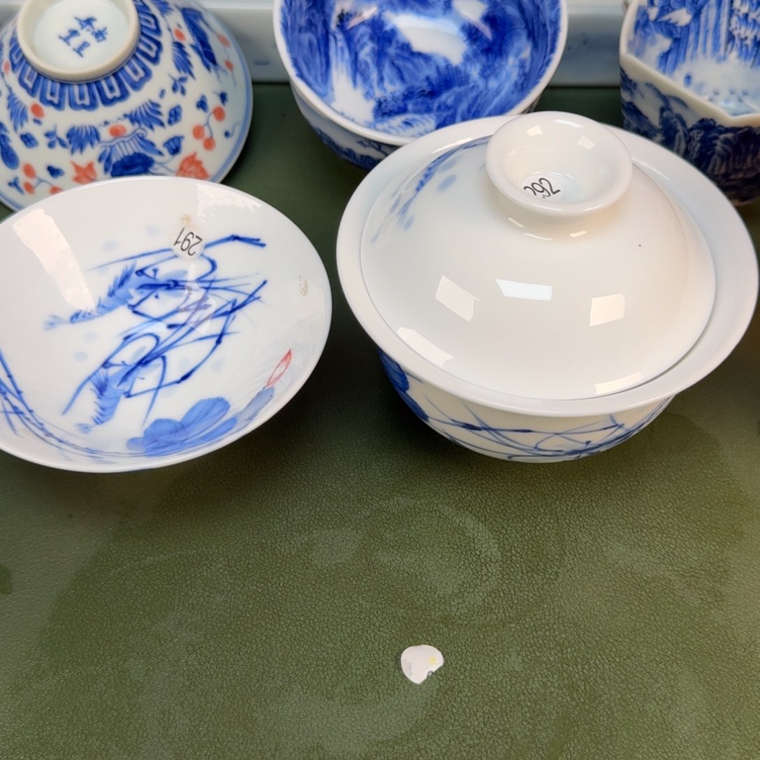 陶景德镇纯手绘茶具圆圆291，292