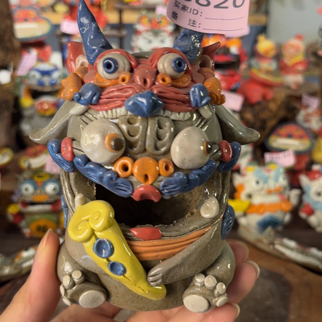 泥塑纯手工茶宠摆件