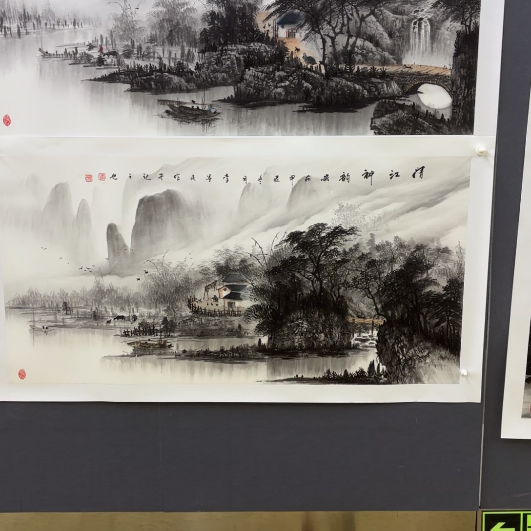 国画娣***荷李益民四尺李欣主播