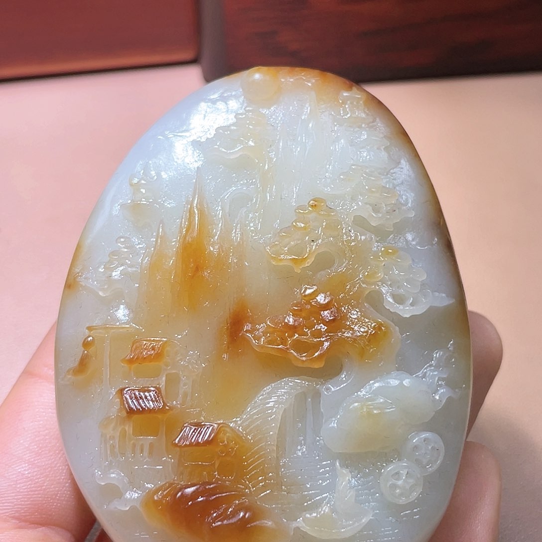 和田玉颈饰未镶嵌A7 