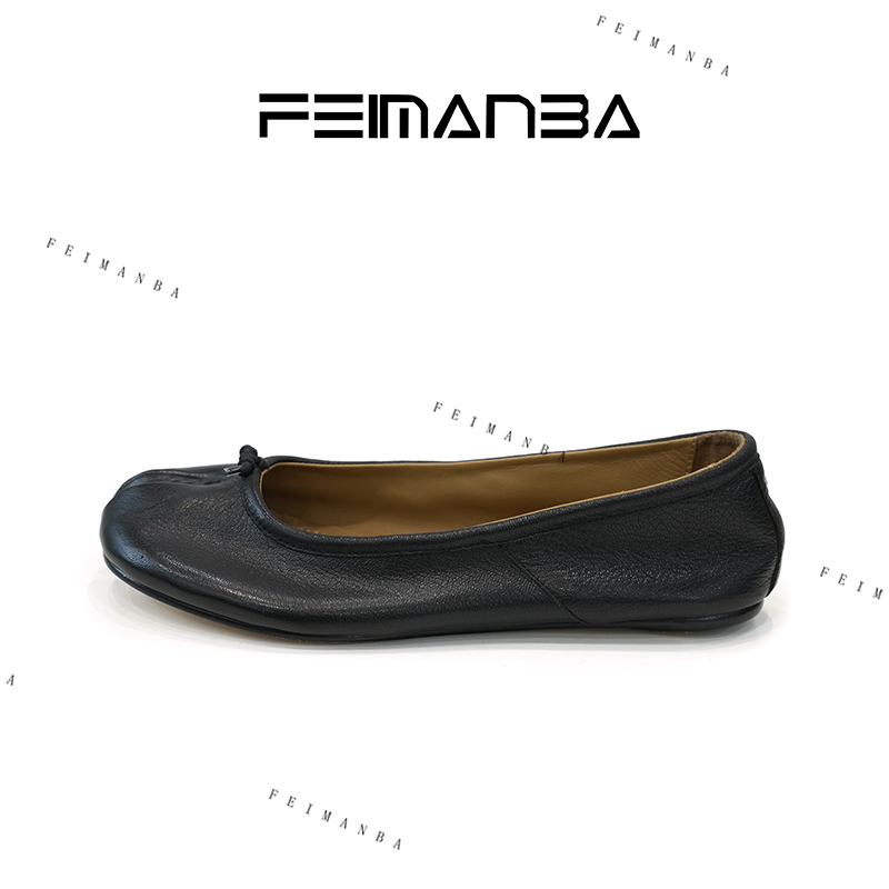 FEIMANBA 浅口马蹄分趾鞋羊皮单鞋