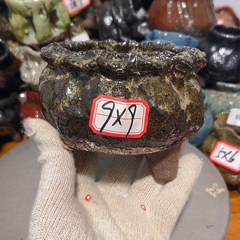 粗陶花盆手工花盆制作