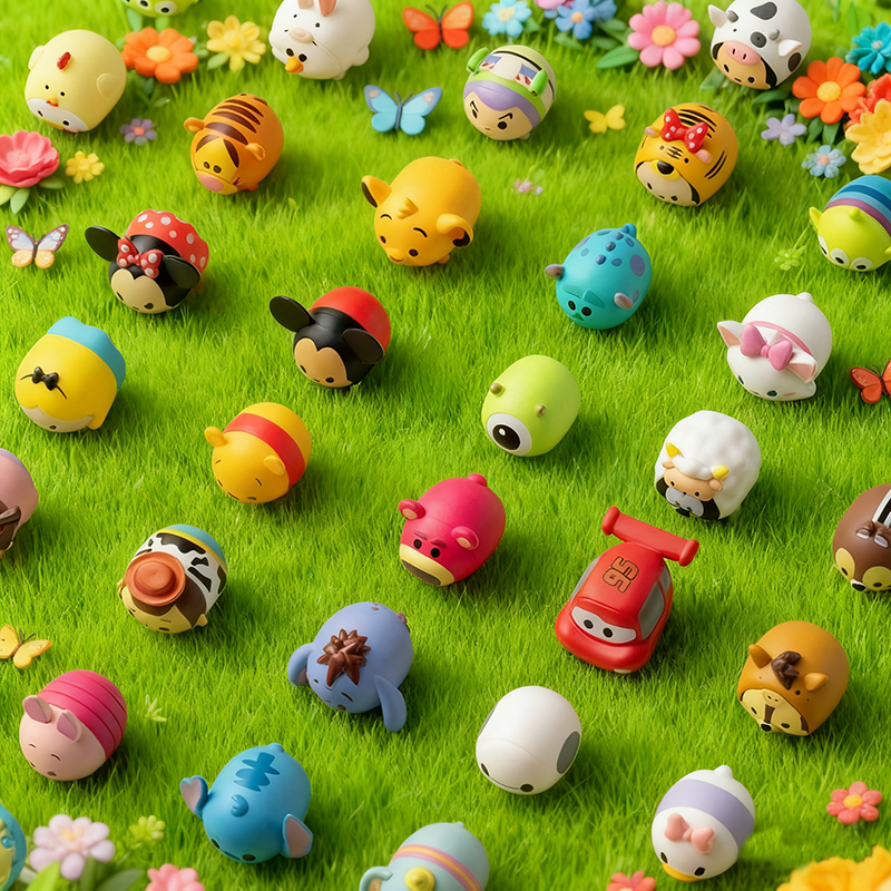 圣诞萌粒公仔圣诞礼物摆件