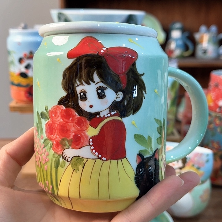 陶景德镇釉下手绘陶瓷 