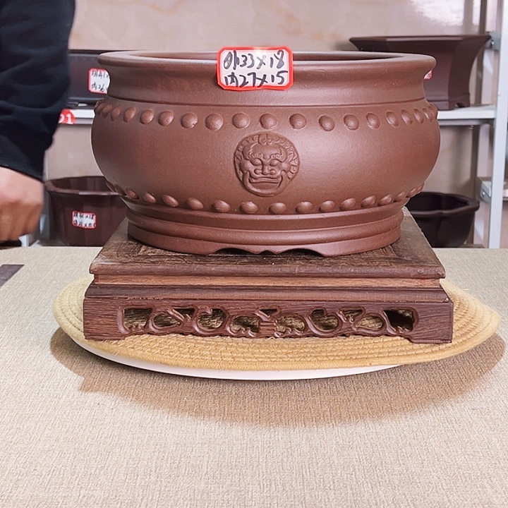 紫砂花盆紫砂花盆