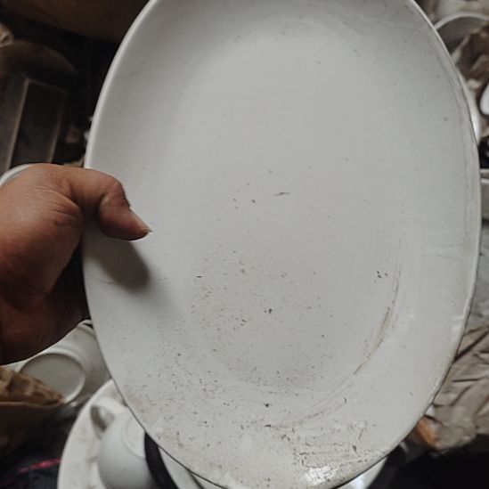 瓷发两个鱼盘，国营四厂库存