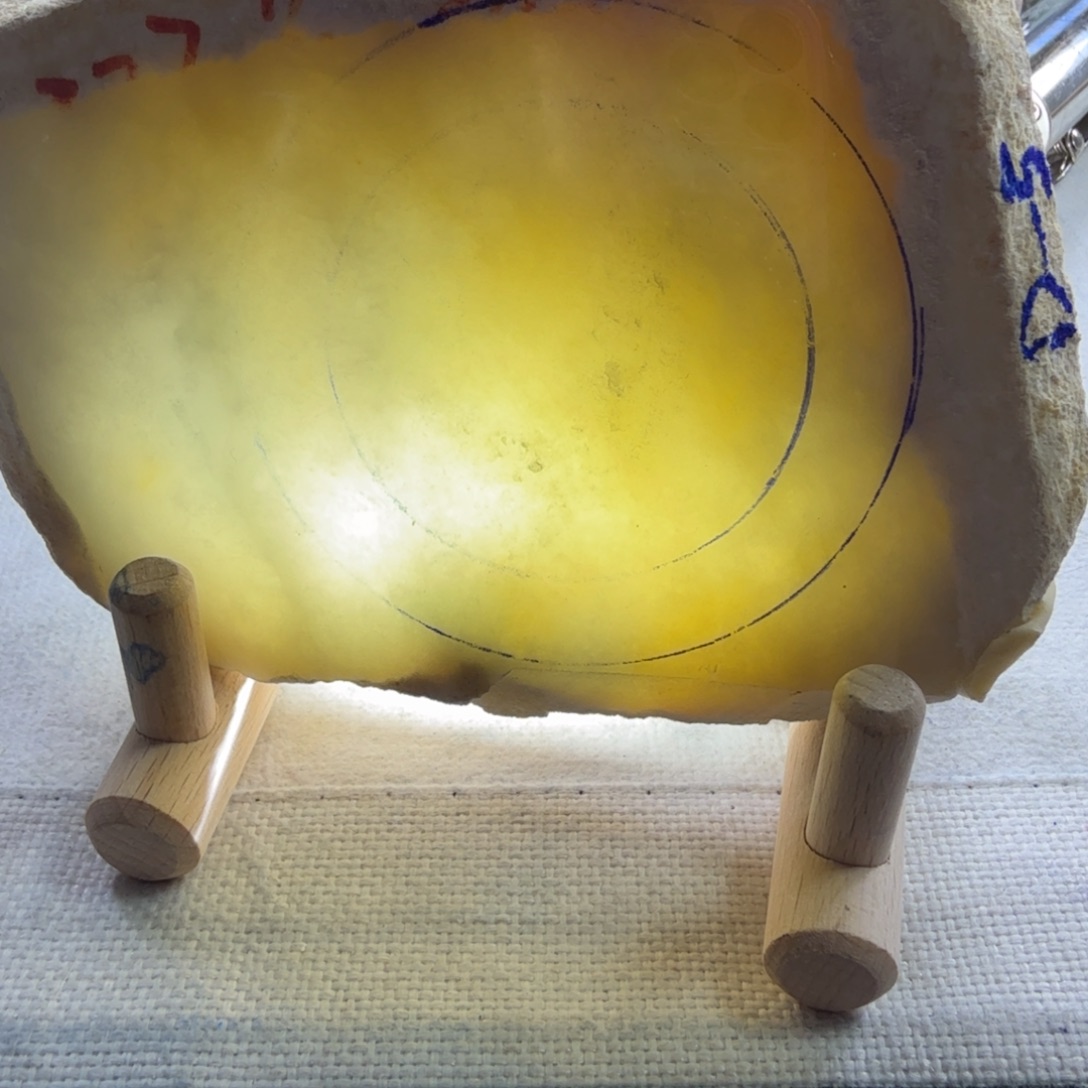 咏***春定制翡翠未镶嵌板料