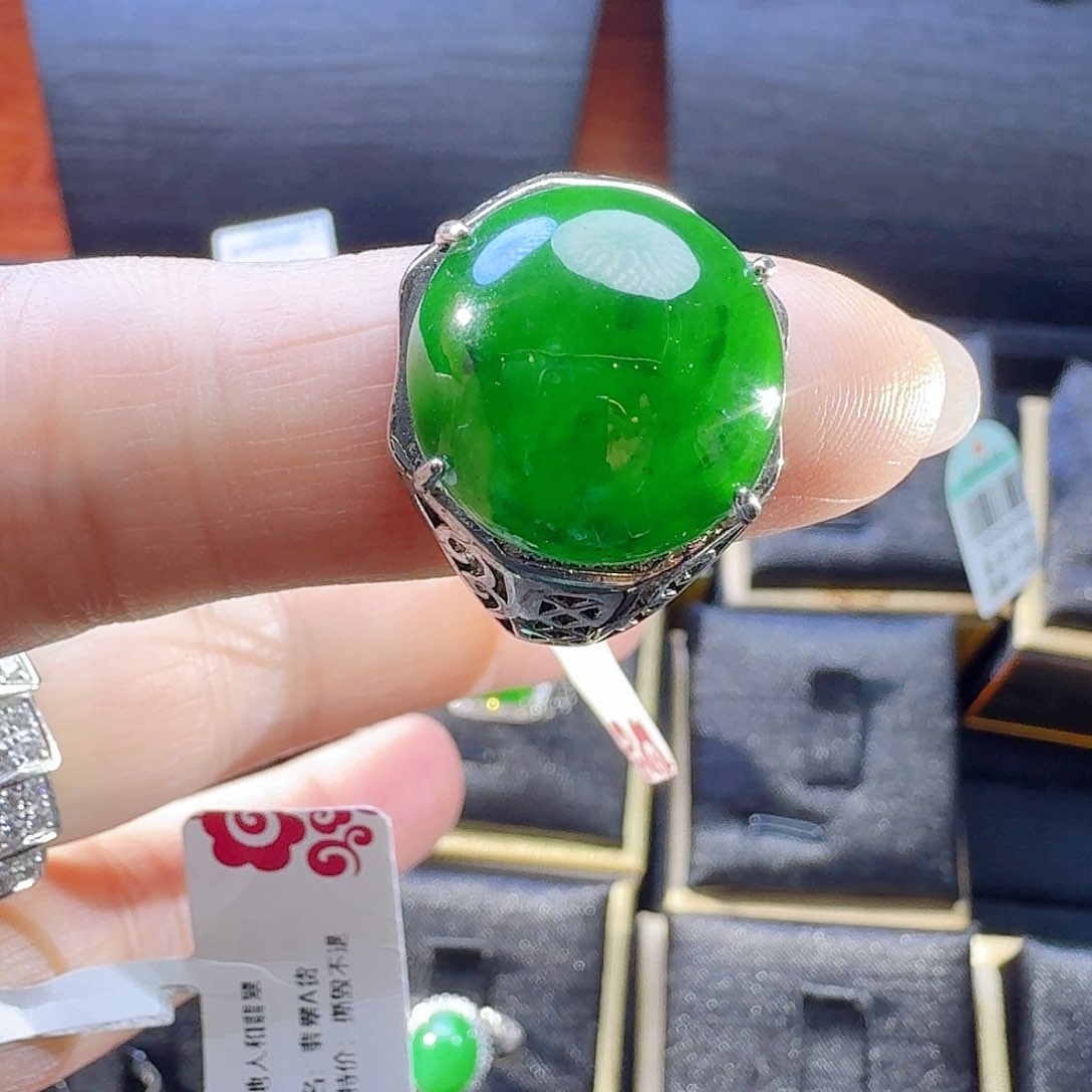 翡翠手镯未镶嵌天然翡A货戒指