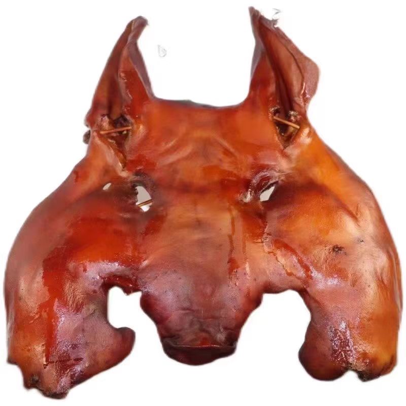 湘西特色烟熏腊土猪脸