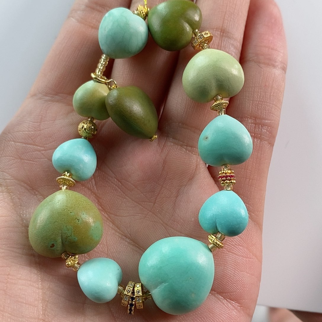 绿松石珠宝奇石未镶嵌