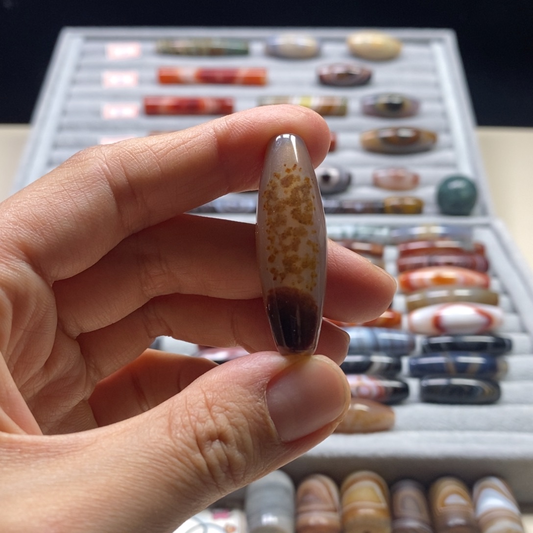 玛瑙/玉髓散珠天珠