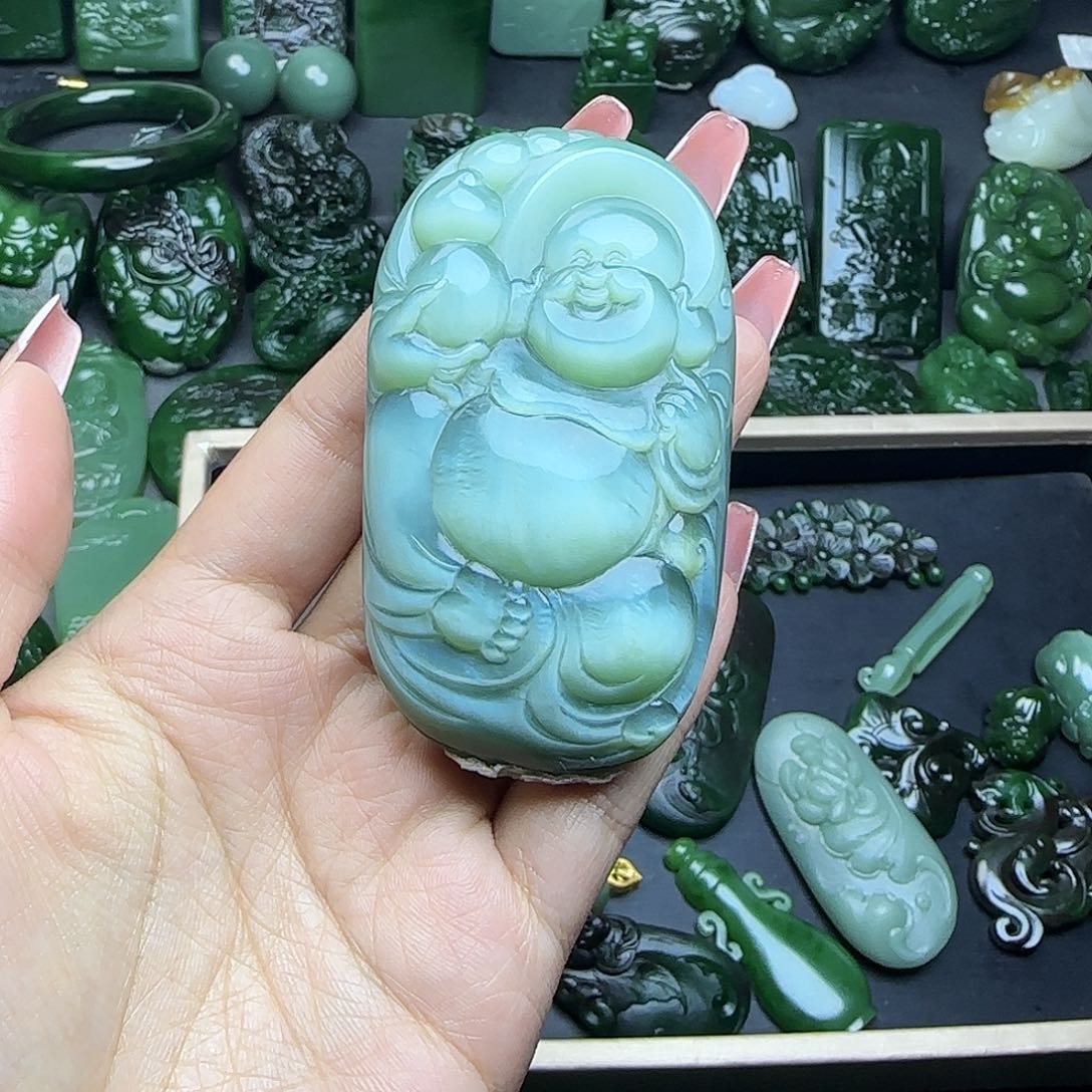 和田玉颈饰未镶嵌咚***呛