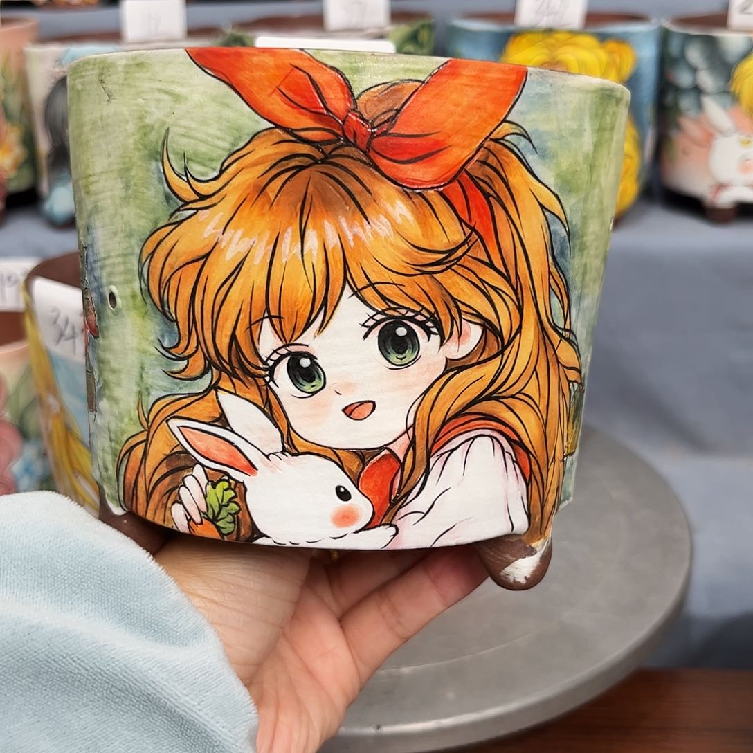 紫砂花盆晓*微瑕福利