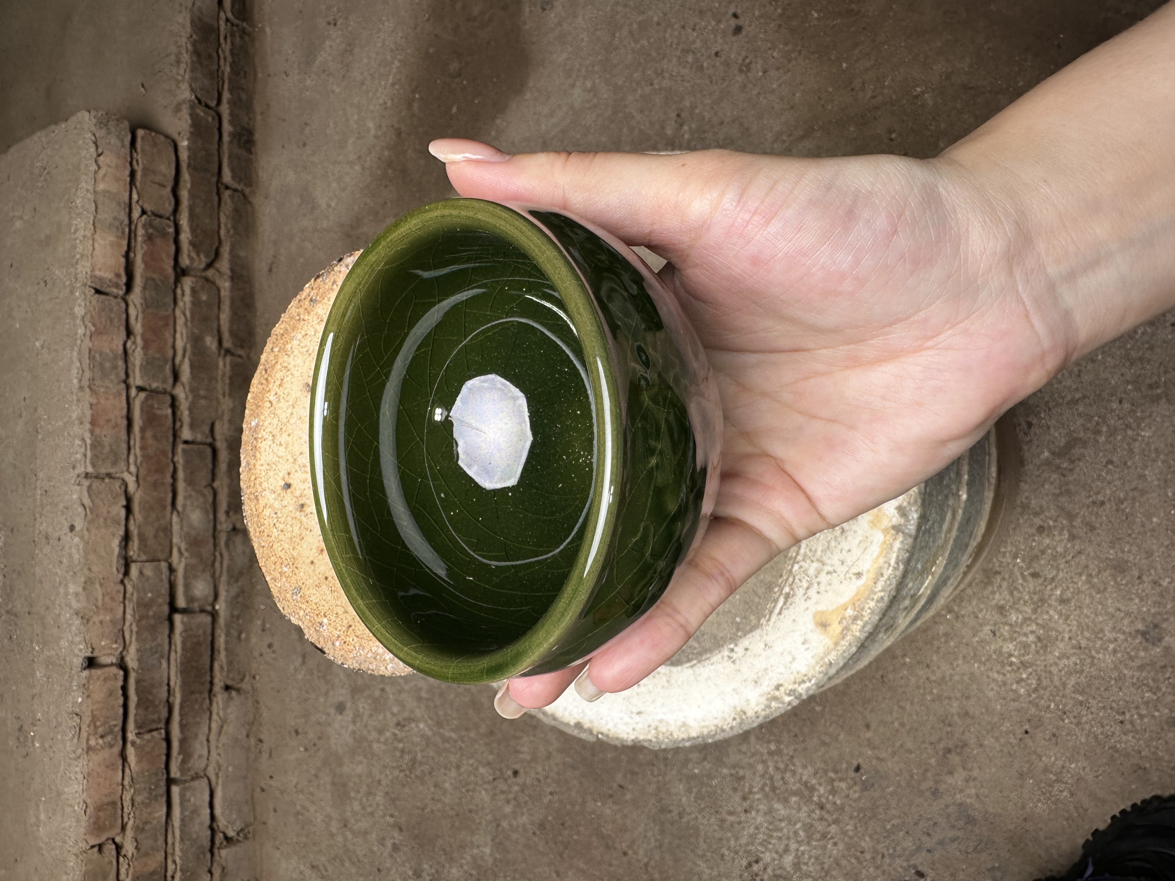  天目闪购    浮雕碧绿 主人杯礼盒装