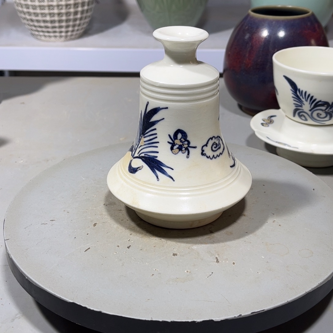 瓶古**来邢窑白瓷品相完美