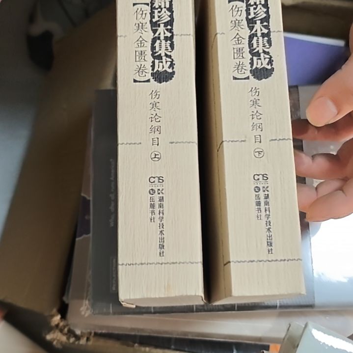 伤寒论纲目两本一套（繁体竖版）