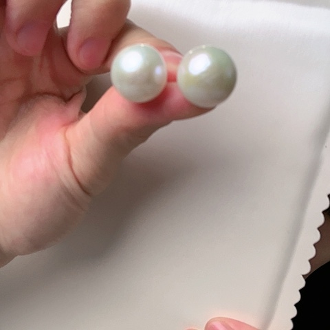 淡水珍珠耳饰未镶嵌