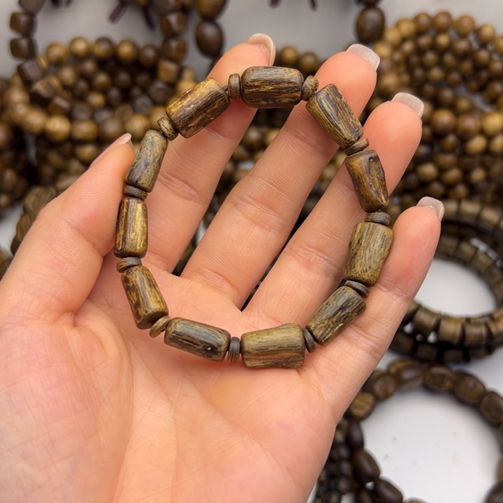 未***师沉香沉香碎屑种植奇楠99结油 树心珠7克