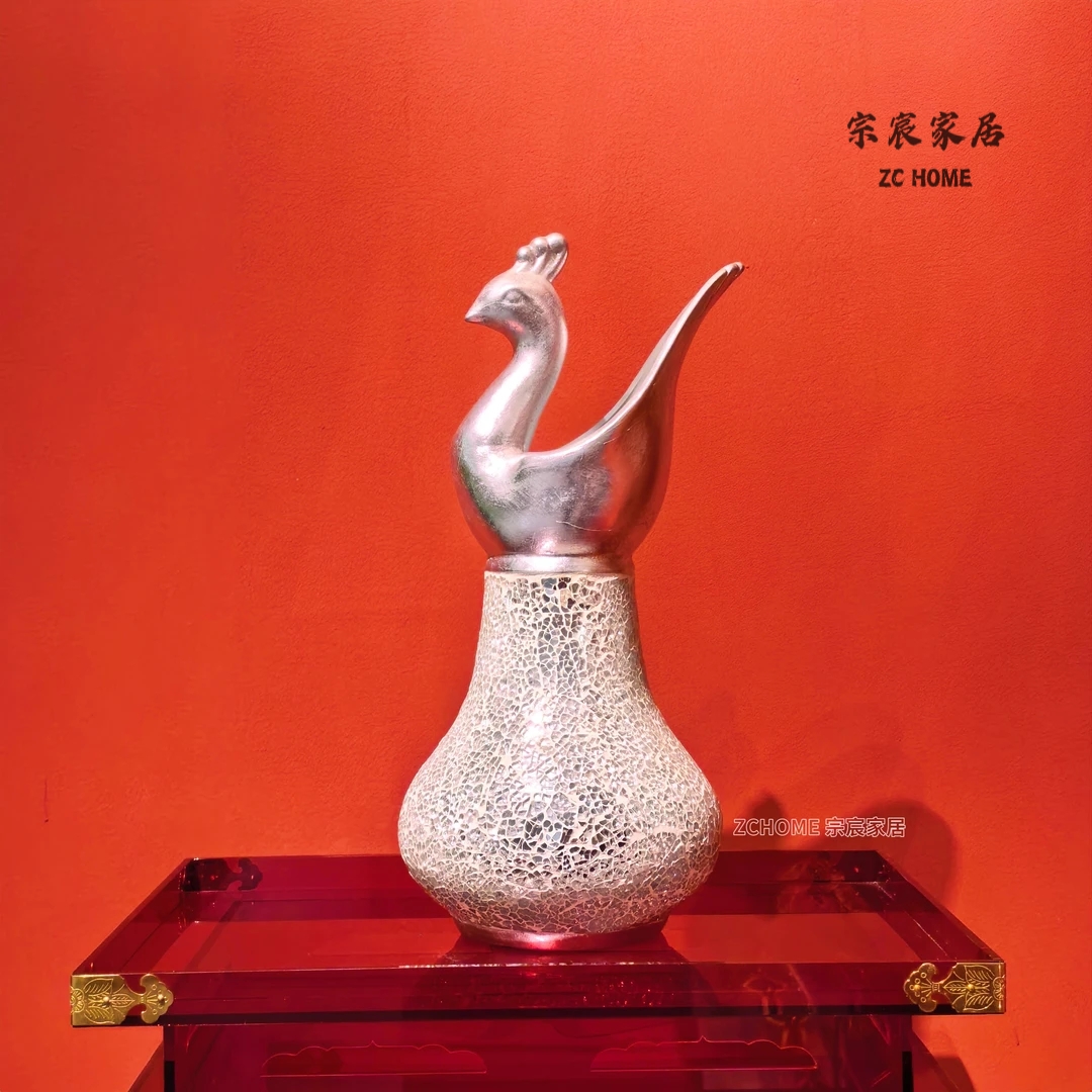 【ZC·宗宸家居】孤品花瓶摆件天鹅结婚装饰品现代轻奢实用礼物