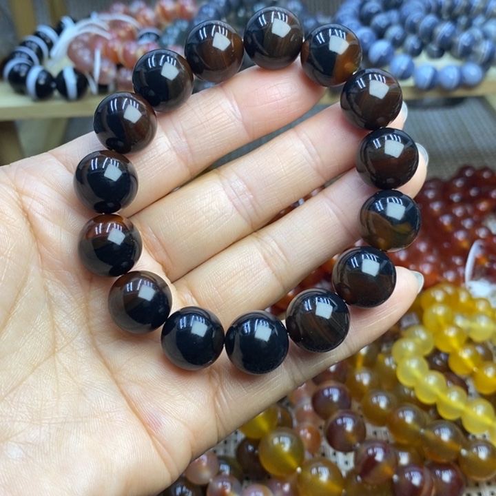 玛瑙/玉髓未镶嵌手链