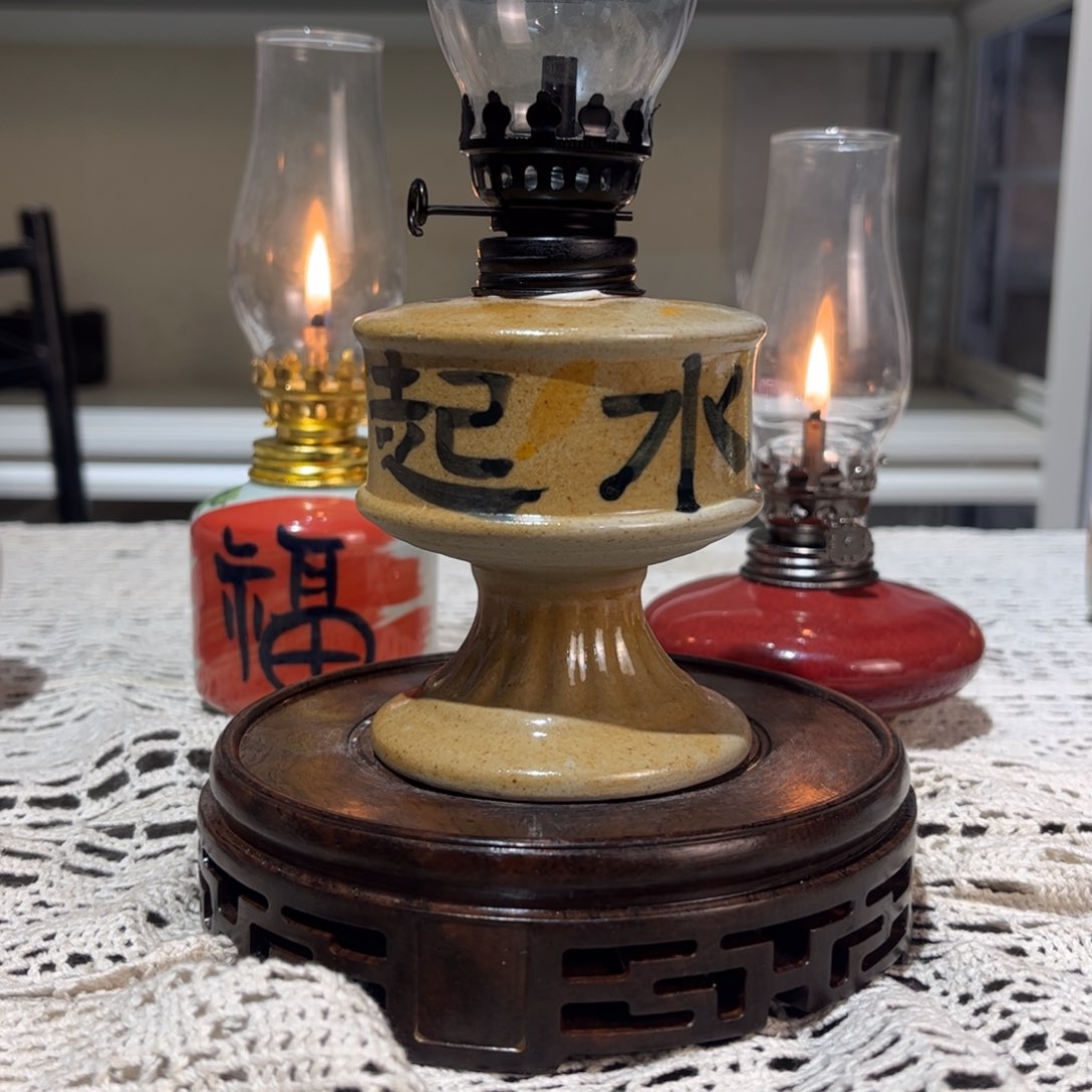 摆件景德镇陶瓷香薰灯
