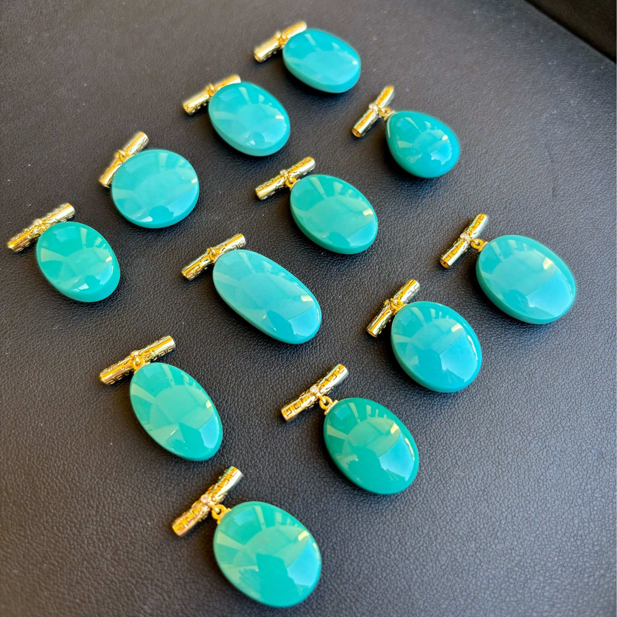 【兰帝专属】LD-115 天然绿松石吊坠 多样性发货发其一