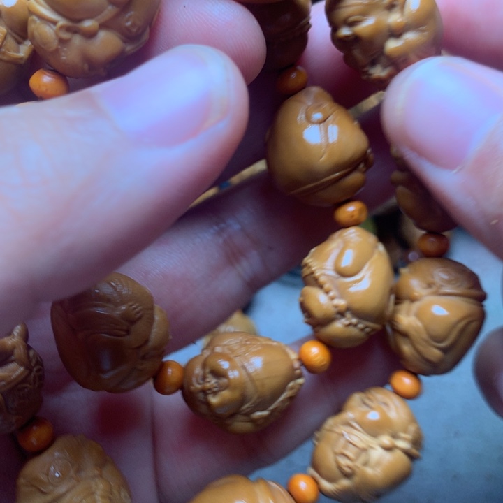 橄榄核手串/手链头一次