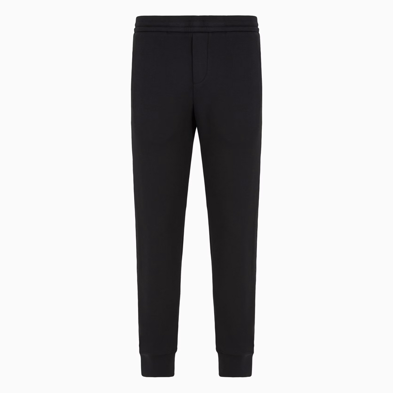 未使用 EMPORIO ARMANI/安普里奥·阿玛尼 男士徽标针织休闲运动裤