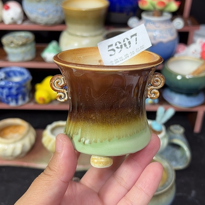 口6 手工花盆满30包邮