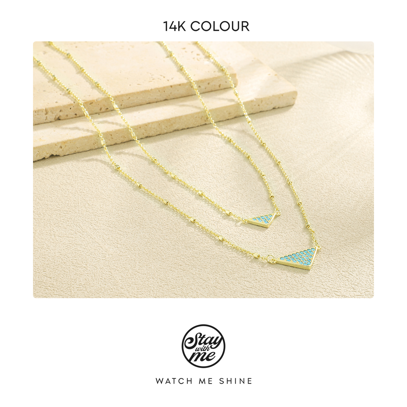 STAY WITH ME 铜合金项链 小众设计n1058-1项链