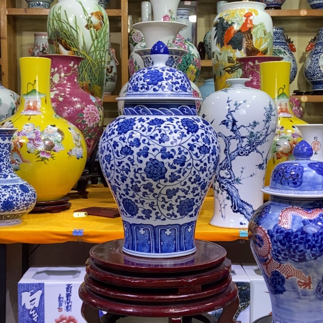 瓶景德镇陶瓷花瓶摆件