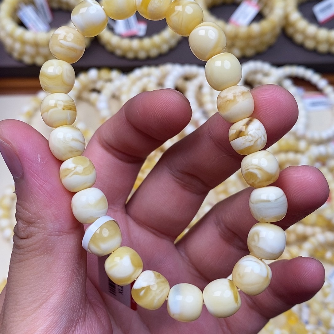 蜜蜡未镶嵌珠宝奇石9.5mm