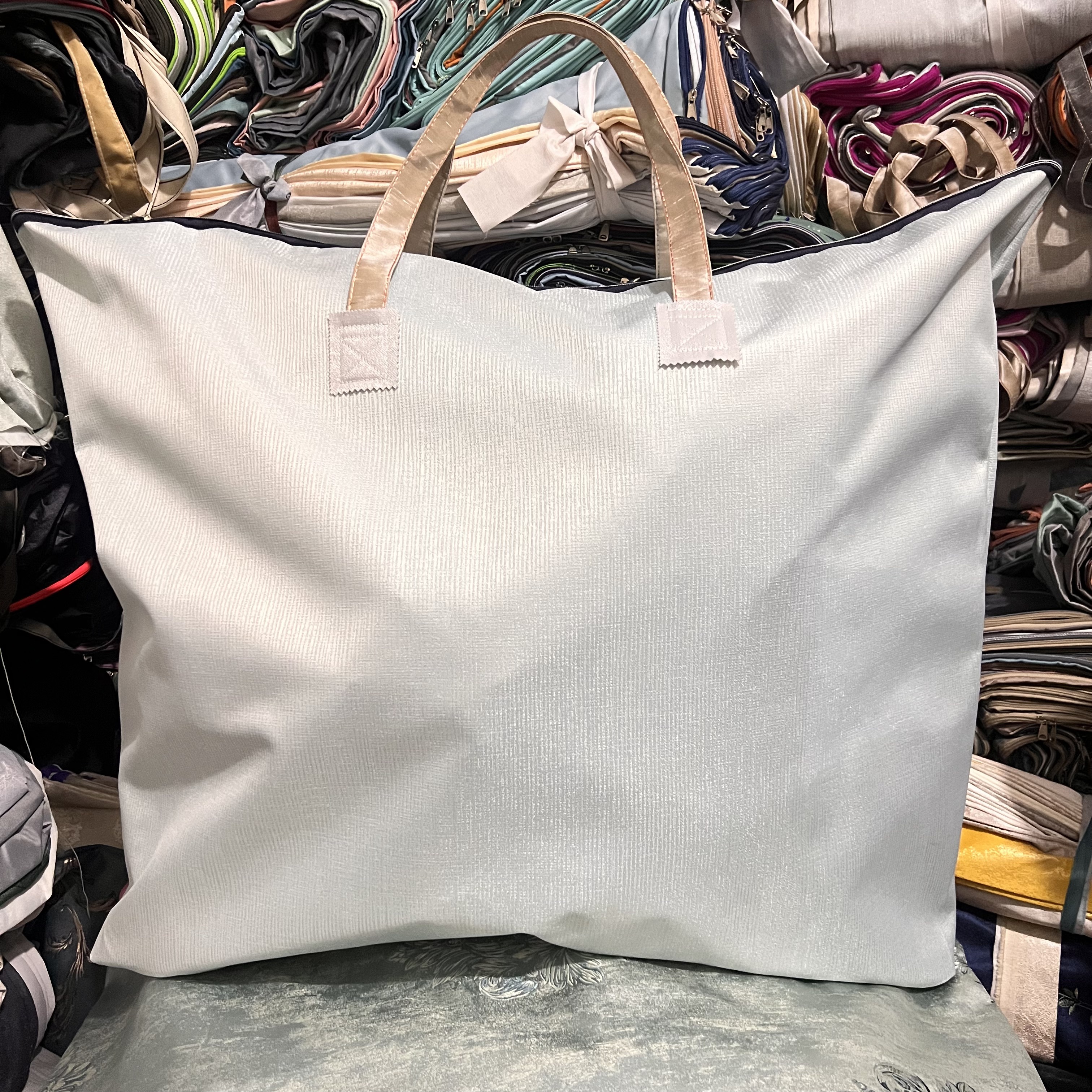 特大容量加厚棉被子收纳袋搬家行李双拉链防潮防尘收纳布袋