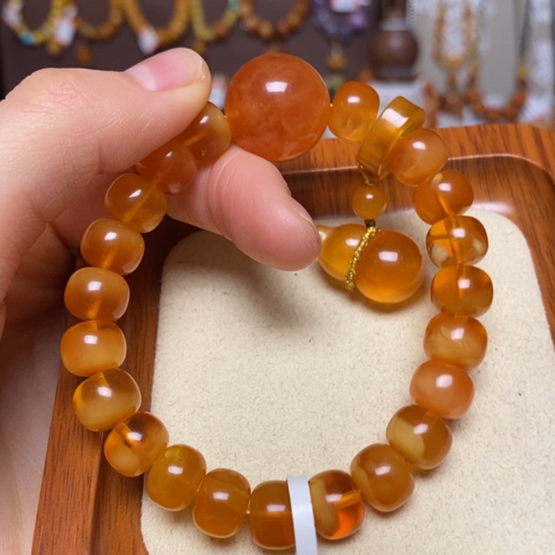 【闪购商品】手链蜜蜡未镶嵌手串