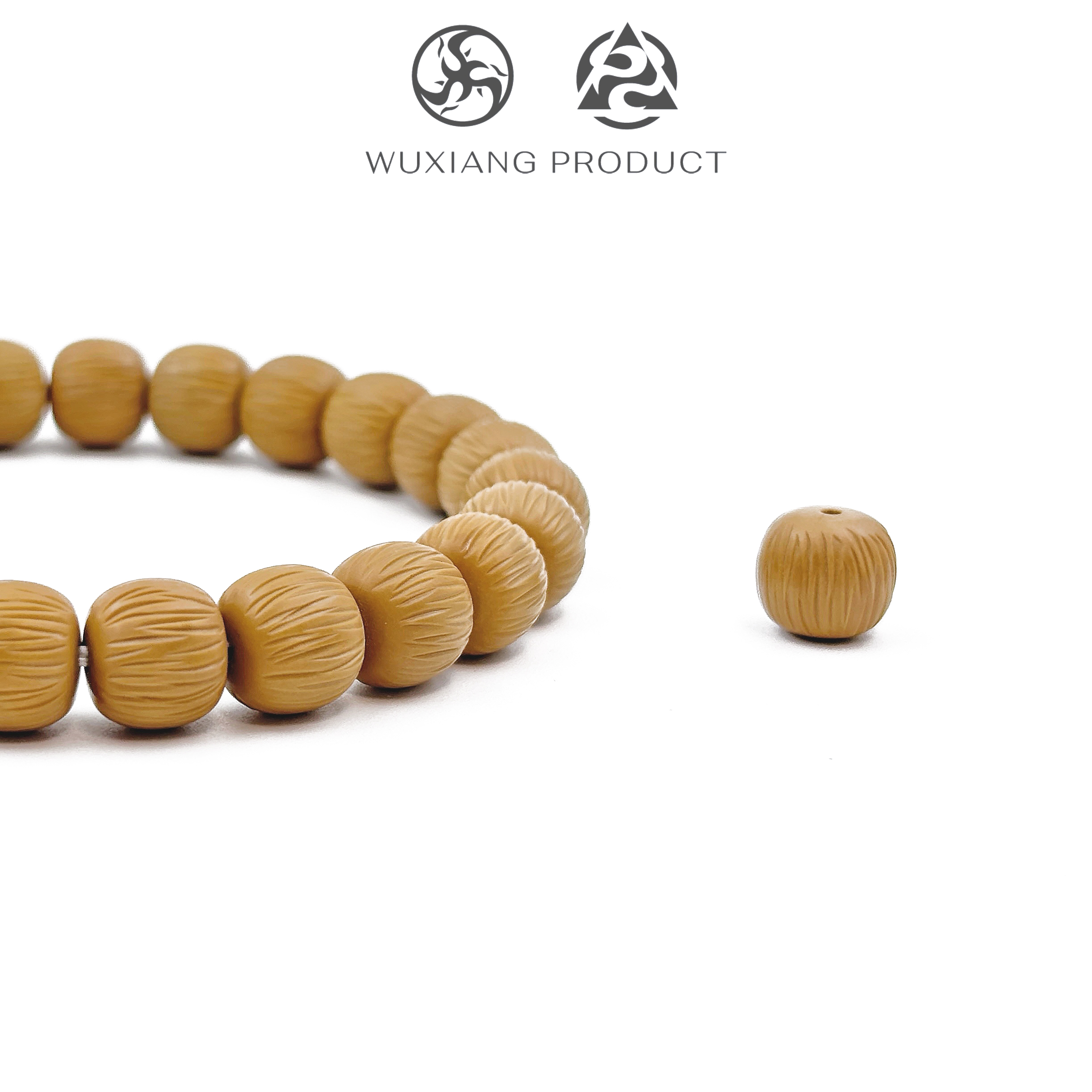 【重峦】纯手工 重工雕刻 猴头重峦手串 全品无暇