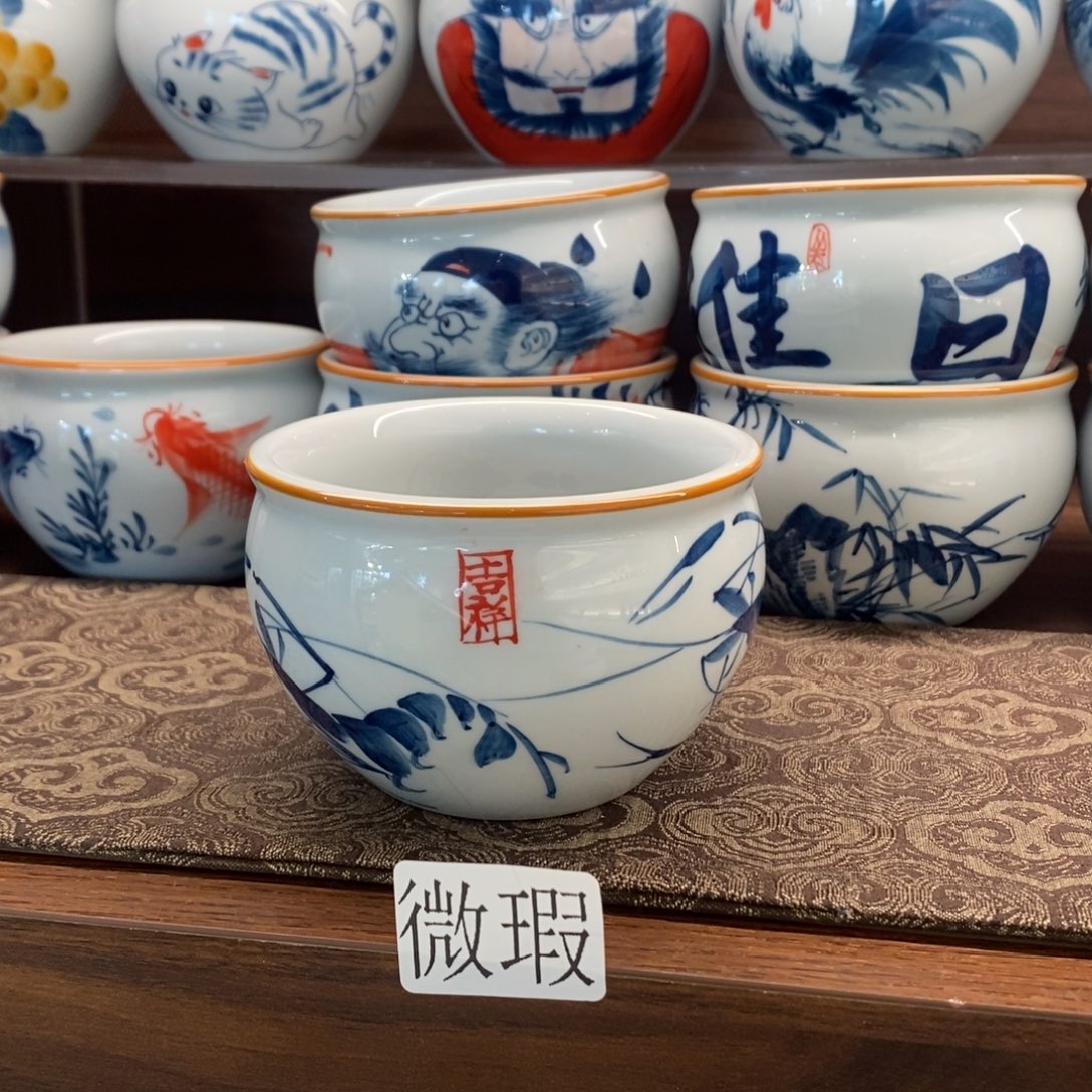 釉下彩手工绘制手工绘制