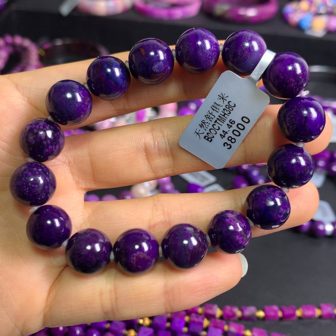 苏纪石（舒俱来）未镶嵌夜樱手串