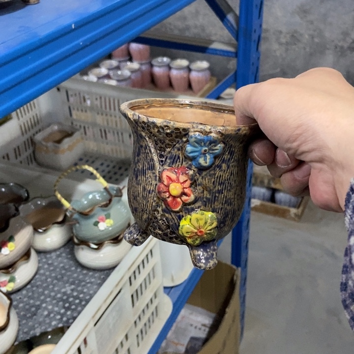 陶瓷花盆单场满9.9发10*10