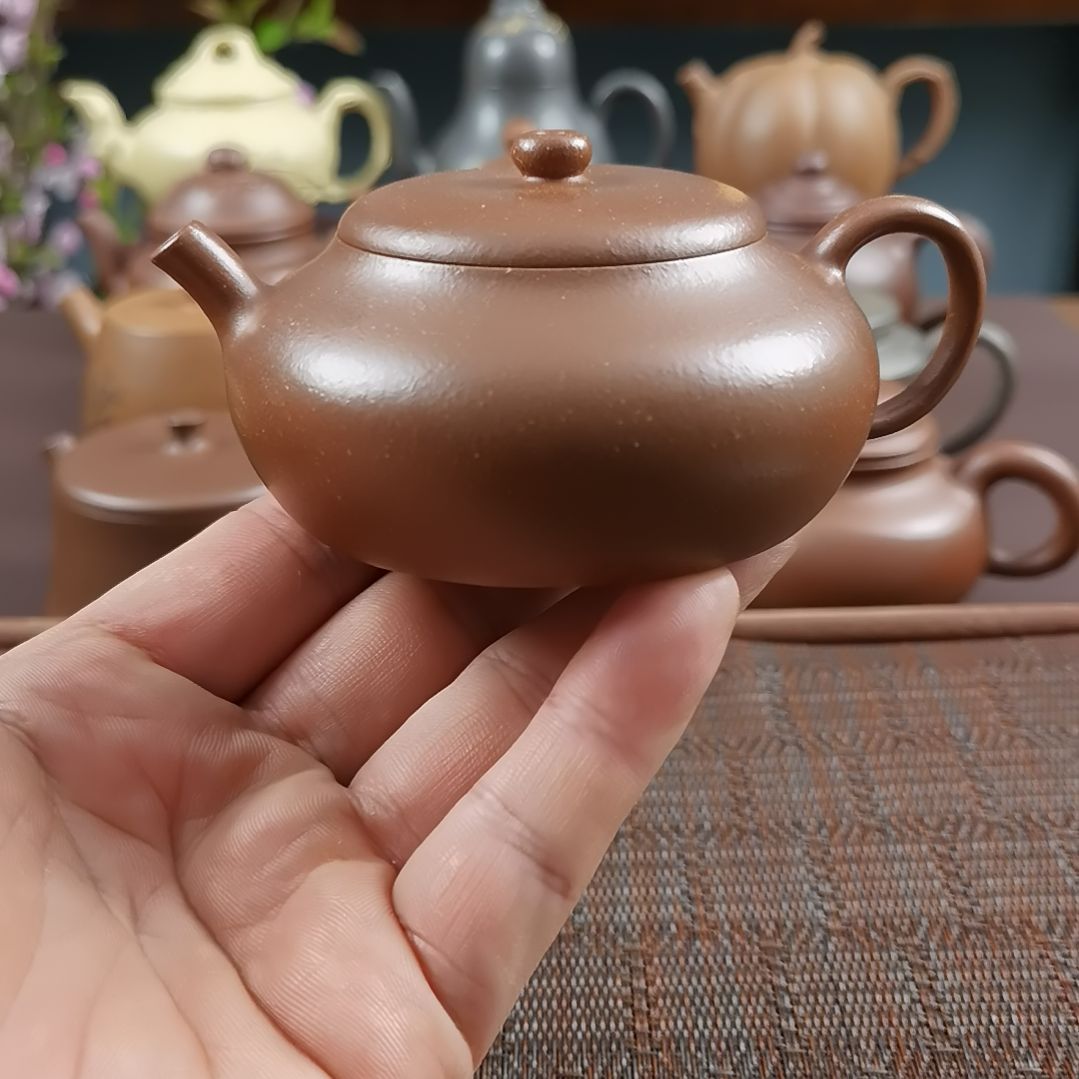紫砂茶壶底槽清儒雅160CC