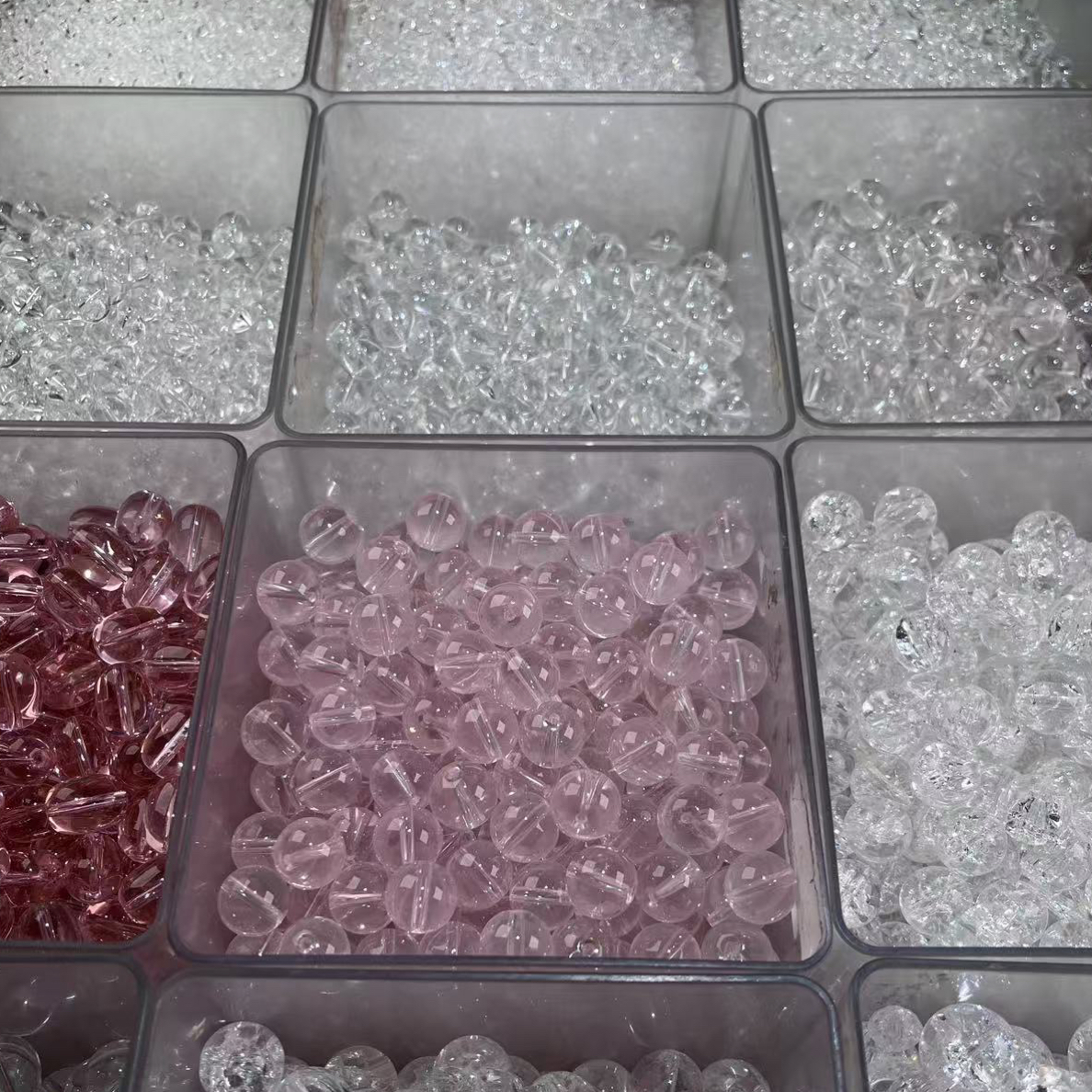 DIY琉璃珠琉璃手工diy串珠爆花润珠手工创意