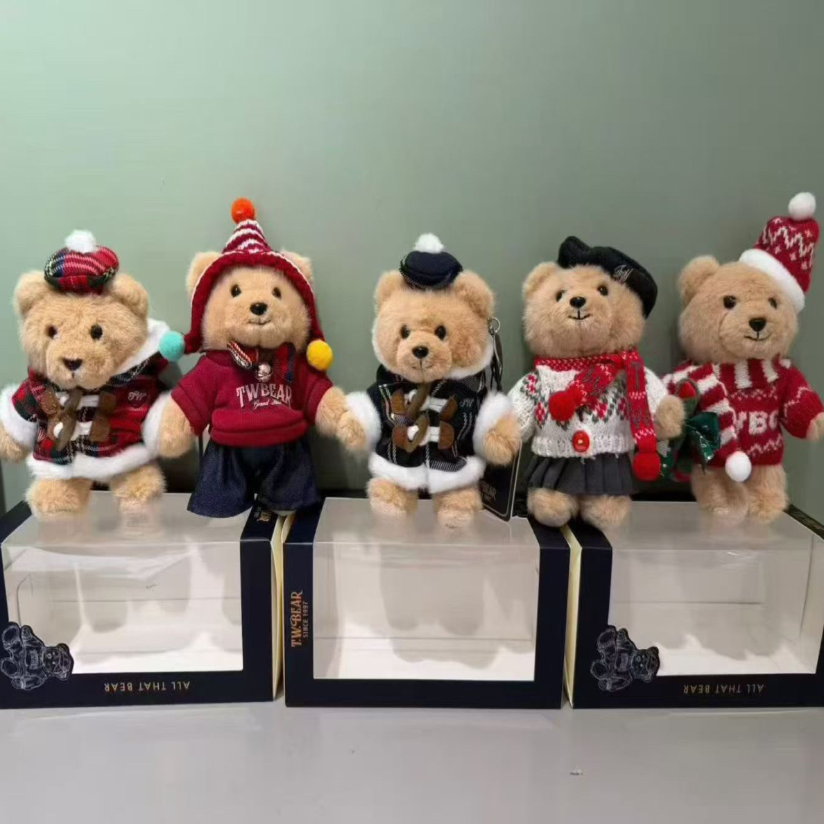 Teenie Weenie小熊25年圣诞款上衣小熊挂件YTCF25FV01T02T03T 04T