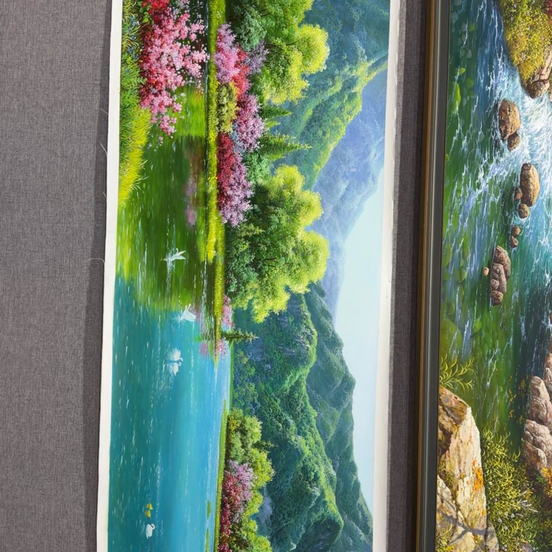 油画我的小伙伴都在等