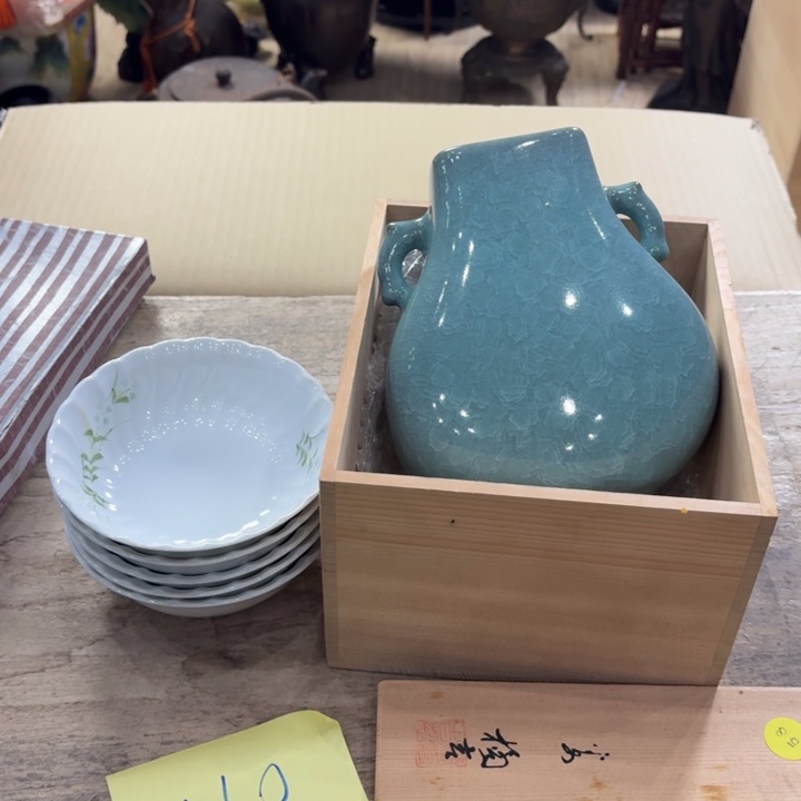 陶瓷古每日一置物摆件