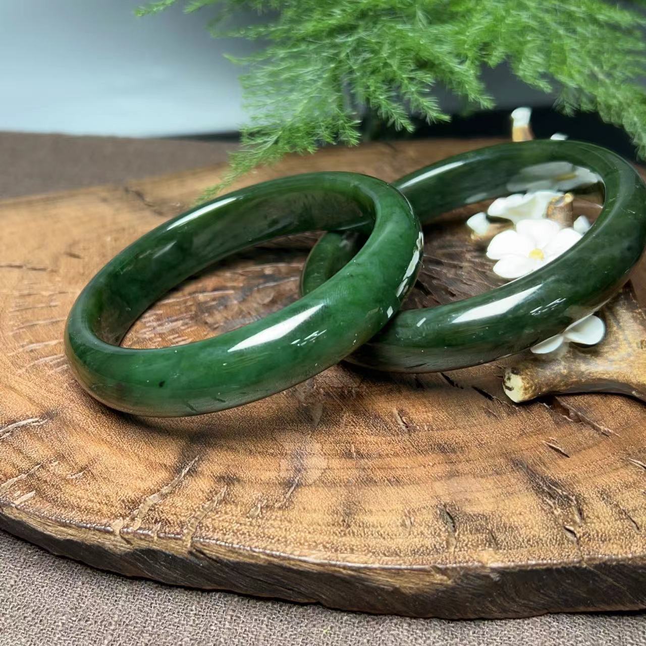 和田玉碧玉手镯多样性发其一1050013