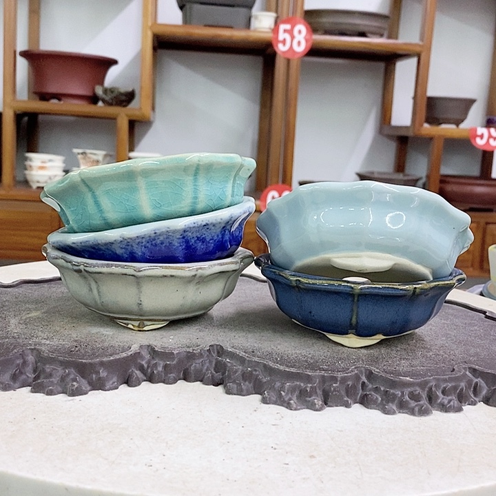 紫砂花盆瑕疵3.5-11。。。（5）