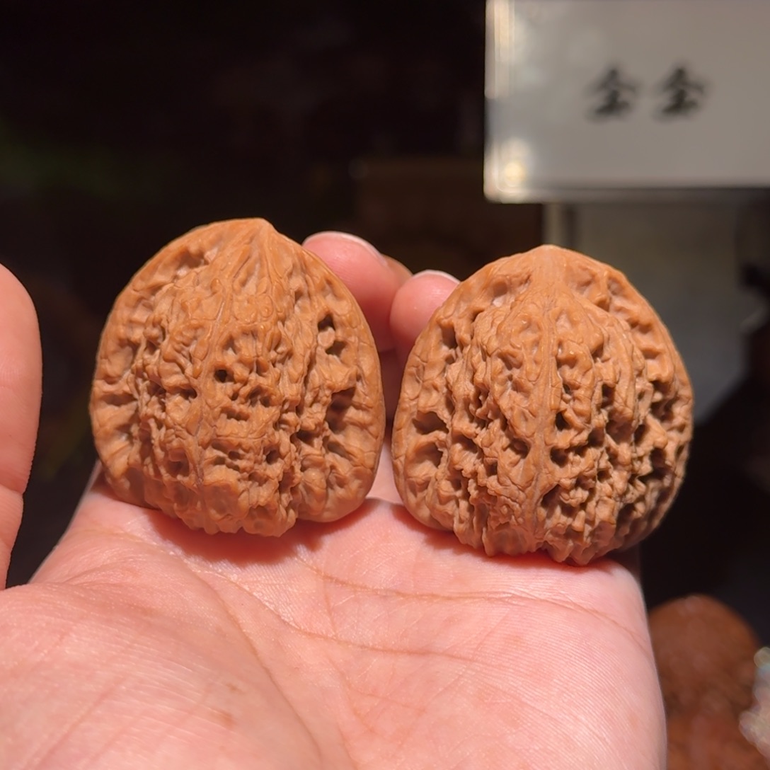 把件核桃1344逐鹿南疆，尺寸42