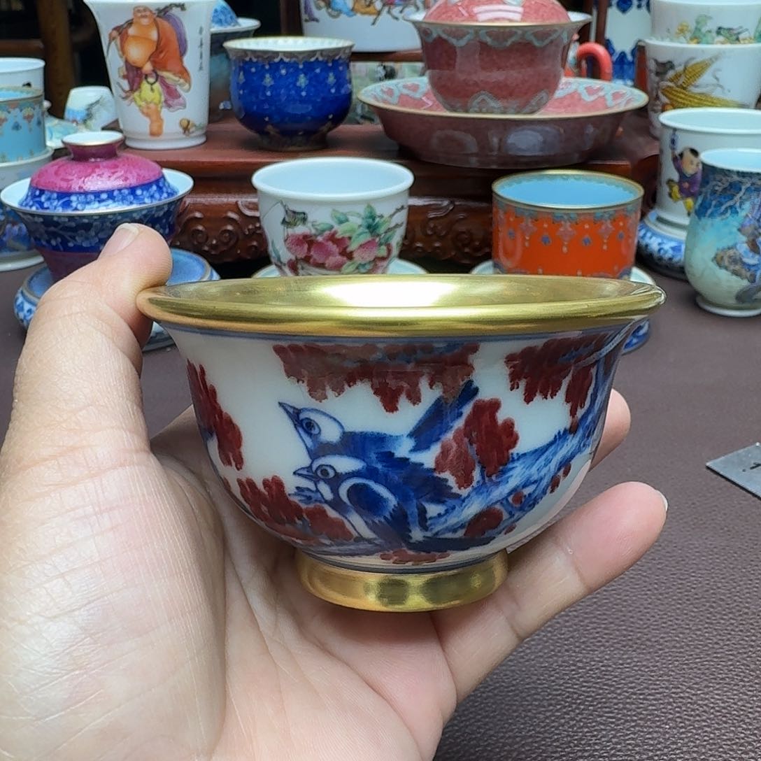 瓷片景德镇仿古手工制作精品展示