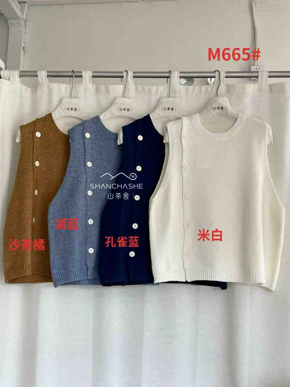 SCS#665#设计感马甲 FL