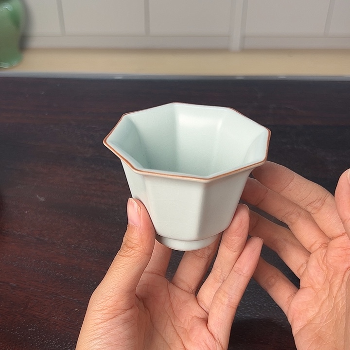 龙泉云间青瓷小米茶器